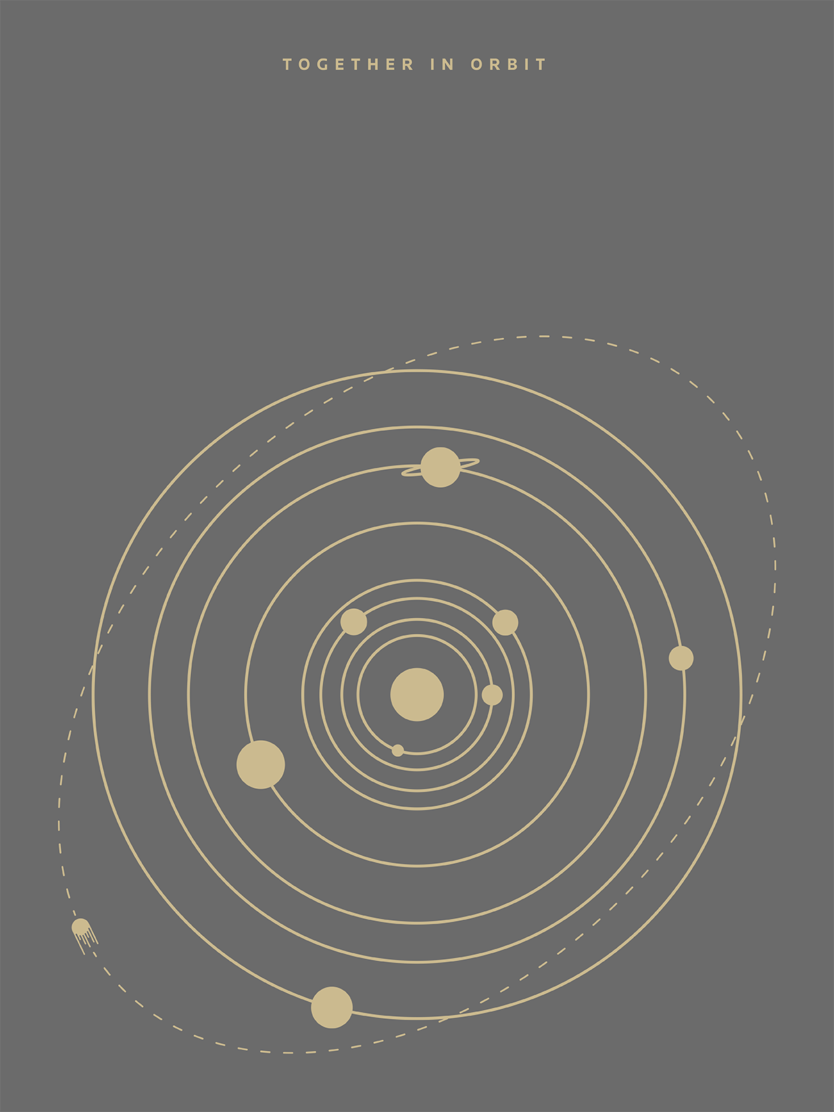 Camiseta Together in orbit