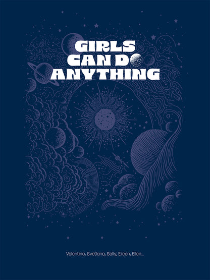 Camiseta Girls can do anything