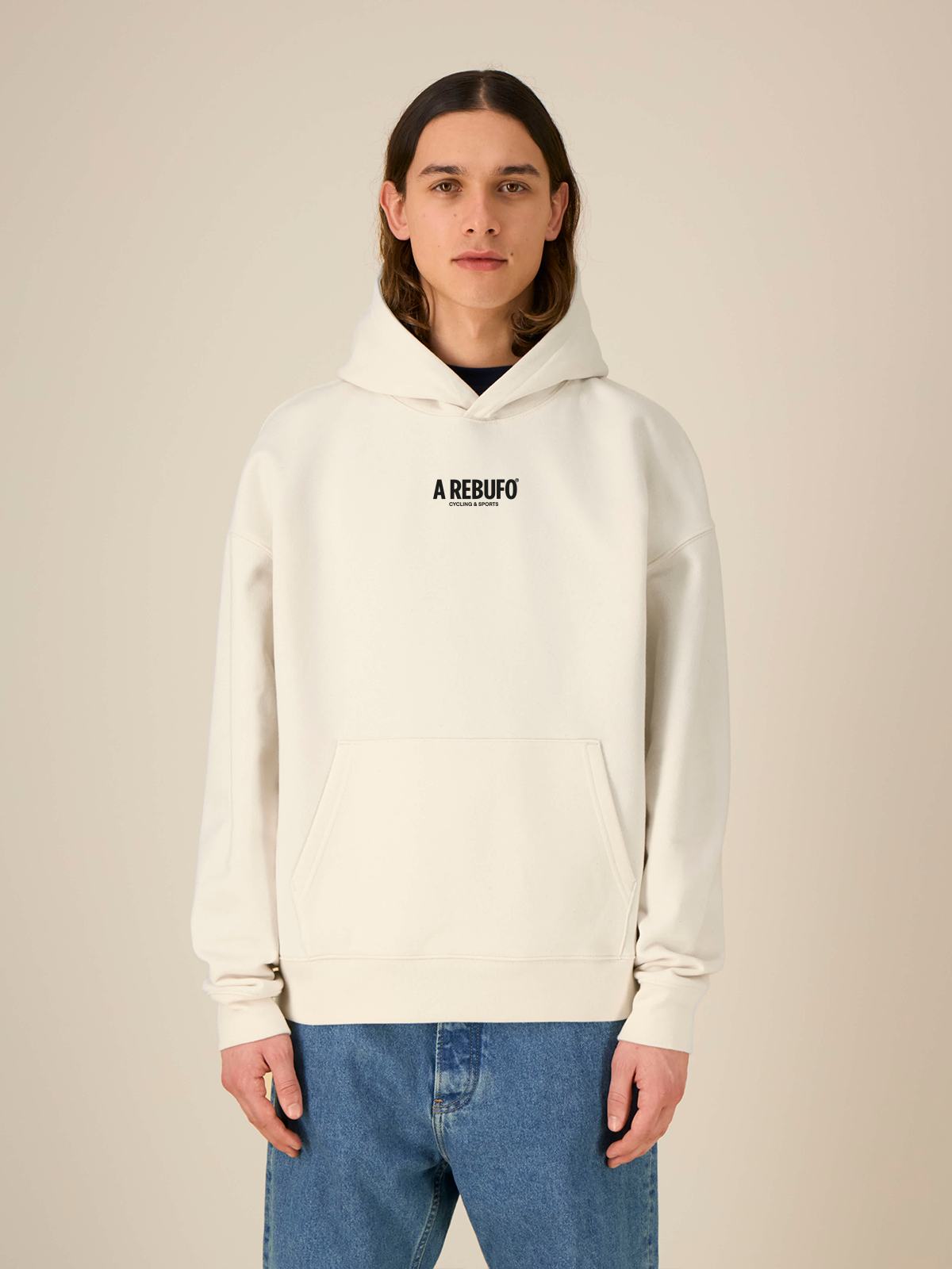 A Rebufo. Sudadera unisex oversize