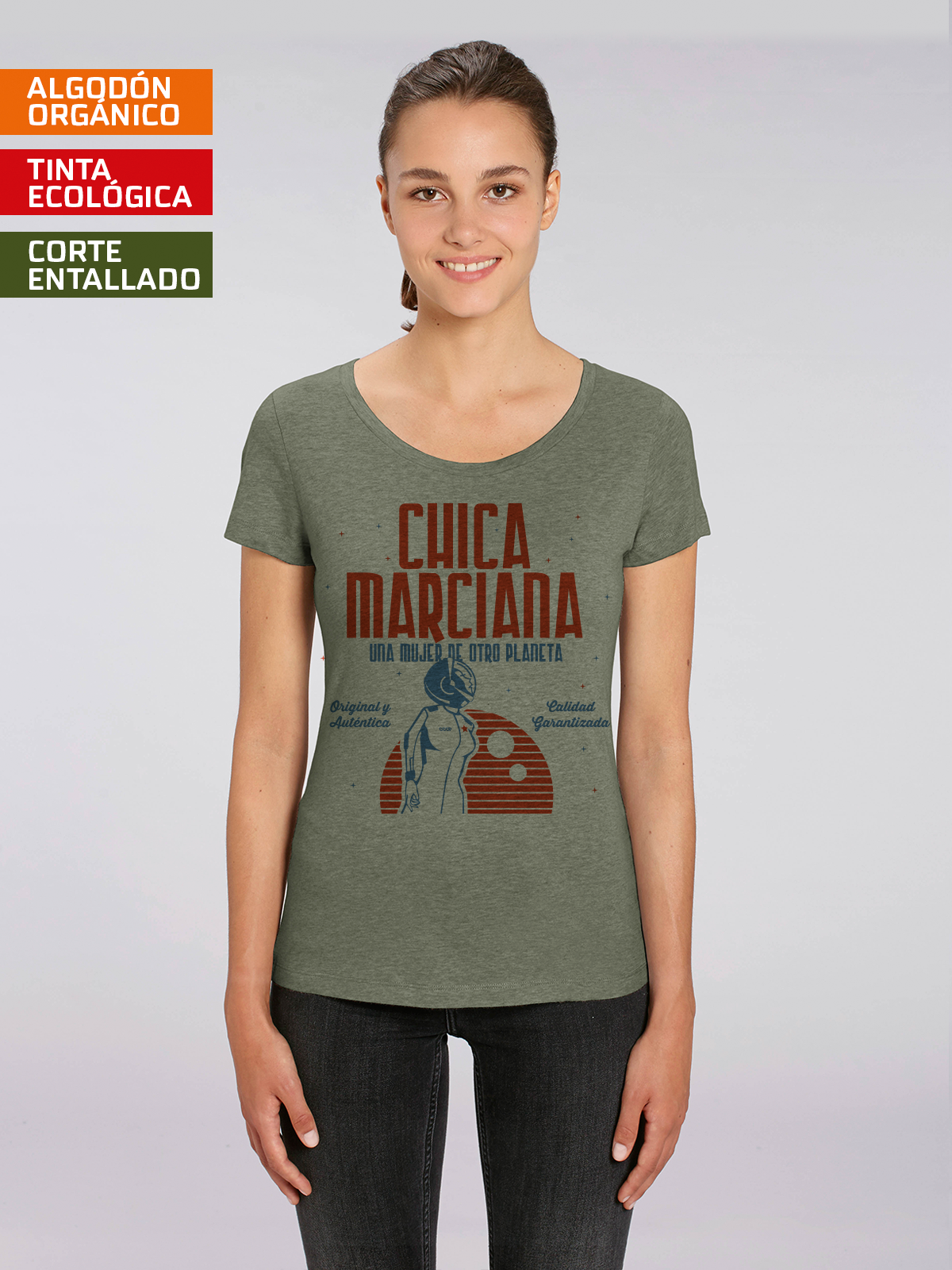 Camiseta Chica marciana