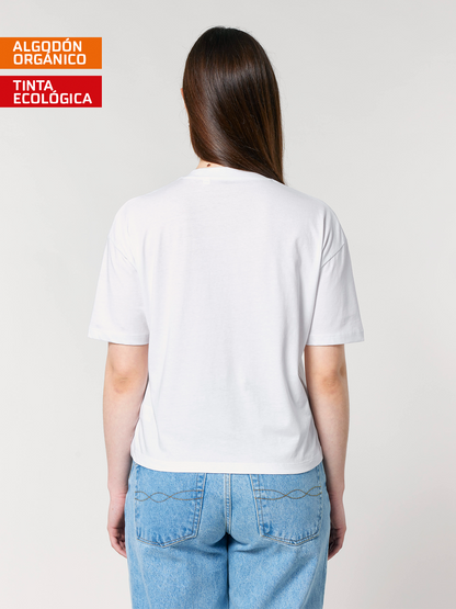 Camiseta Chica lunar