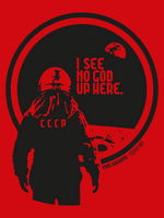 I see no God up here