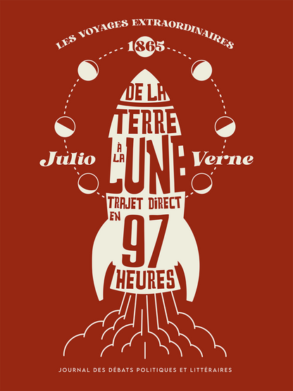 Camiseta De la Terre à la Lune