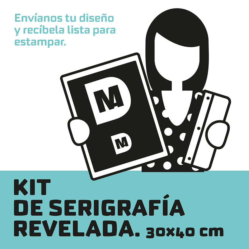 Kit de serigrafía revelada 30x40