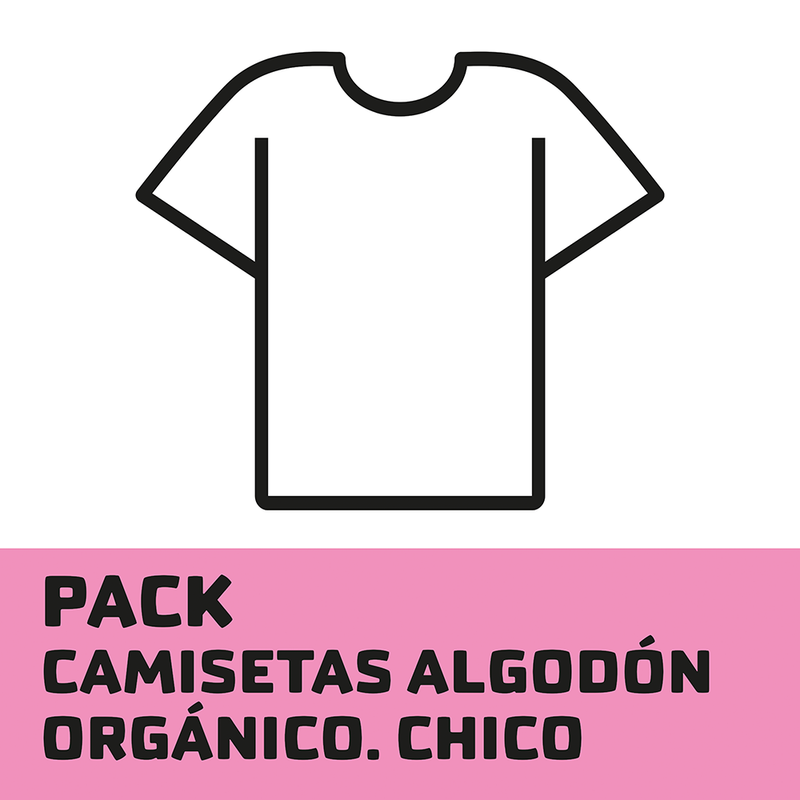 Camiseta algodón orgánico. Chico