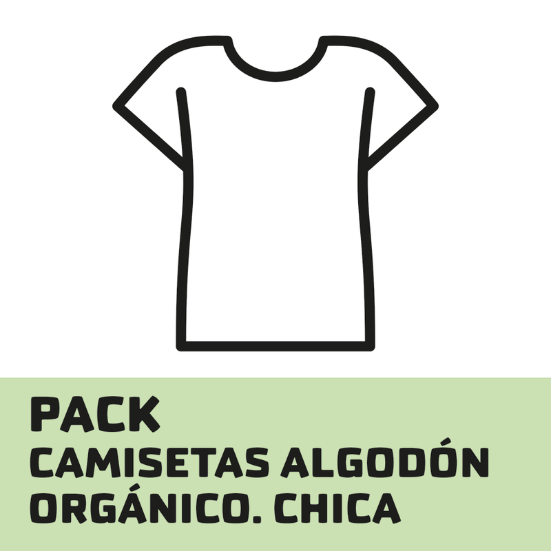 Camiseta algodón orgánico. Chica